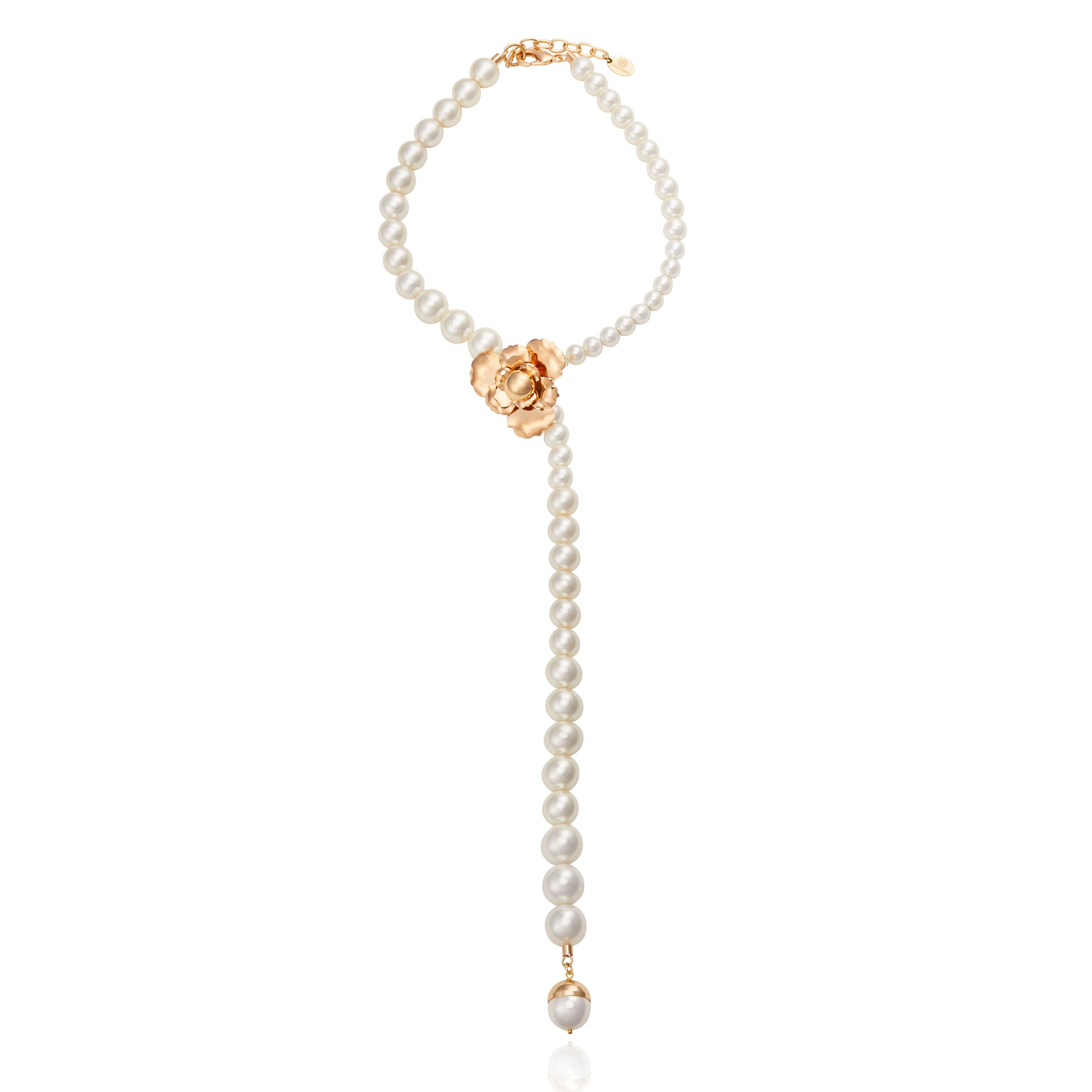 Lany Pearl Necklace Gold