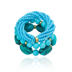 Concept Shell Bracelet Turquoise