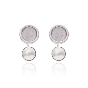 Pia Drop Earring - Silver