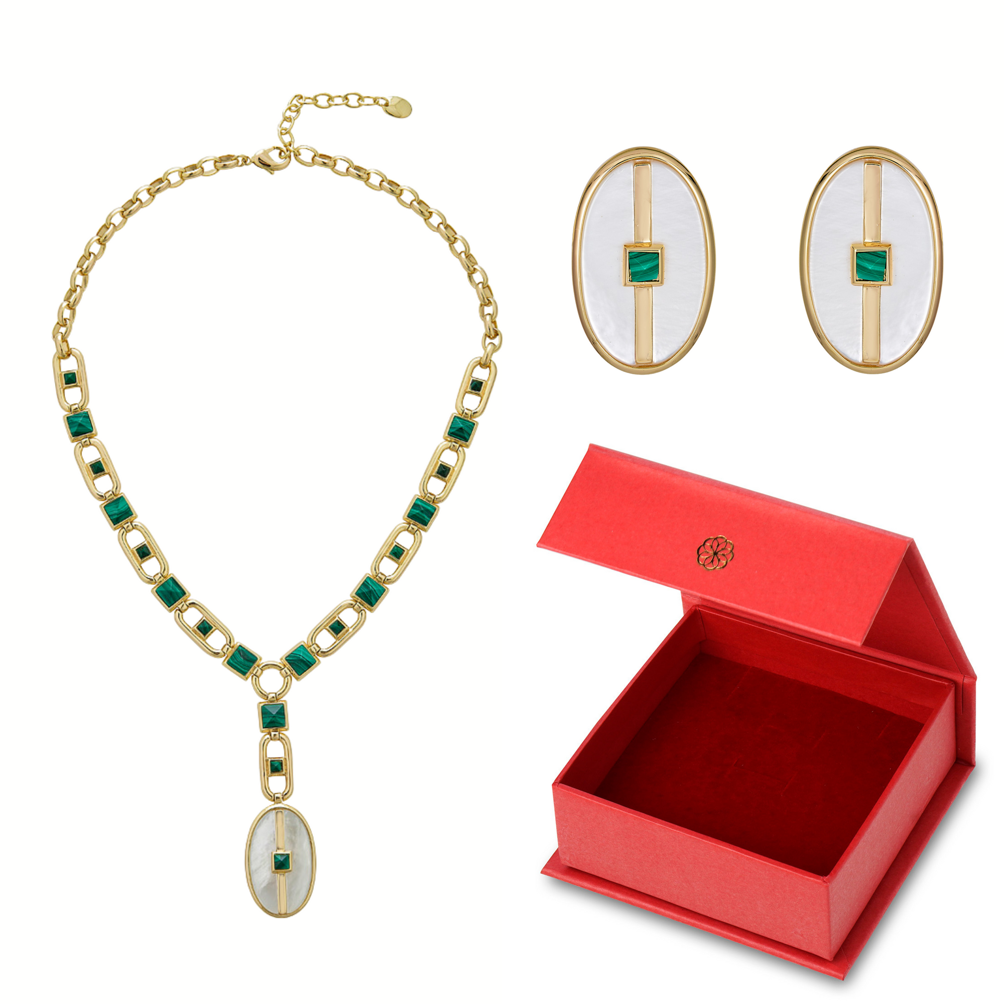 Inspire Pearl Malachite Gift Set