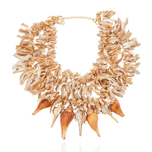 Yuna Maxi Necklace - Beige