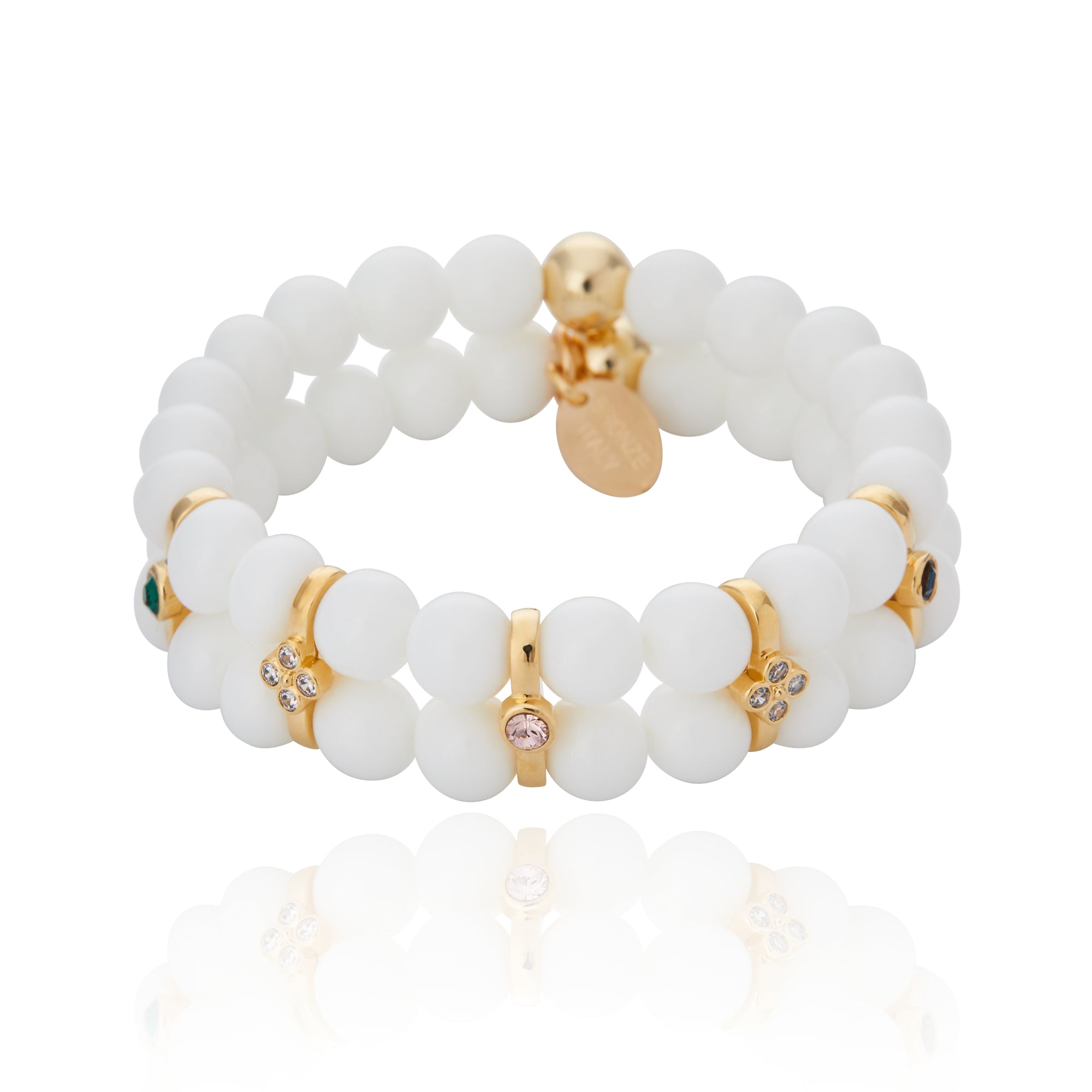 Palazzo Grassi Bracelet White Agate