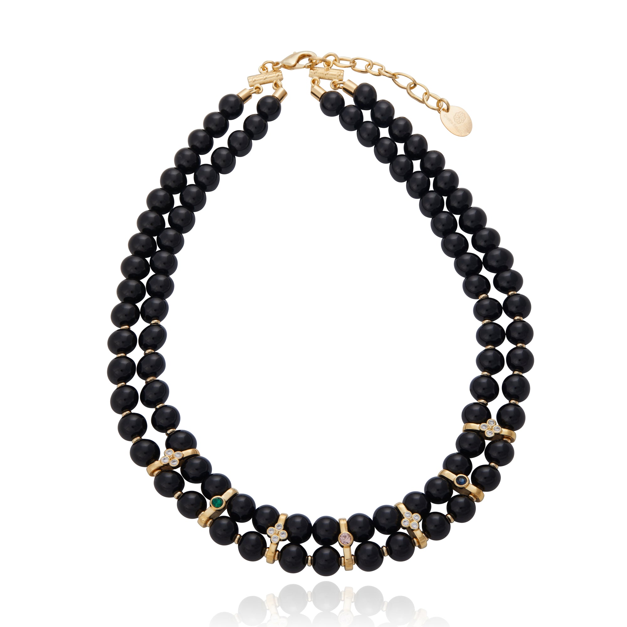 Palazzo Grassi Necklace Black Agate