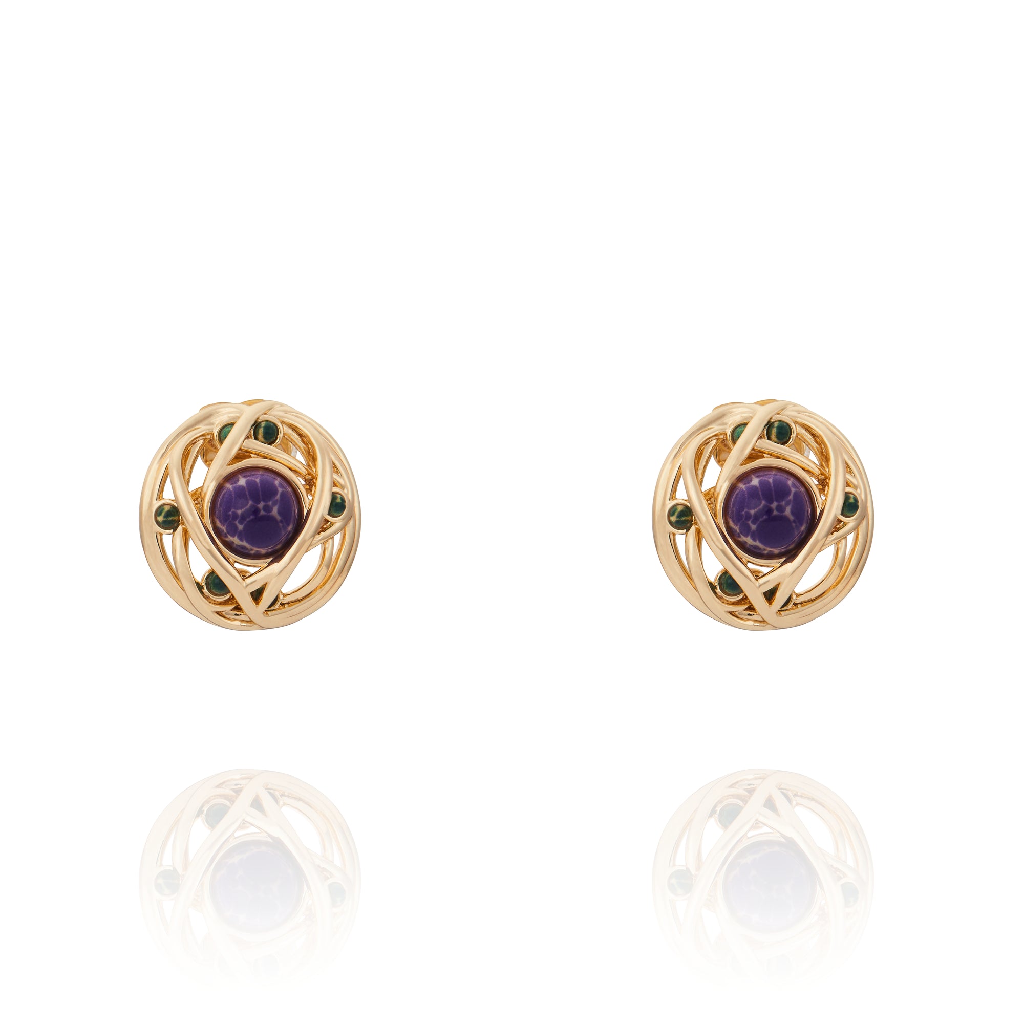 Galeria Stud Earring Amethyst