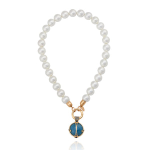 San Marco Pearl Necklace with Pendant