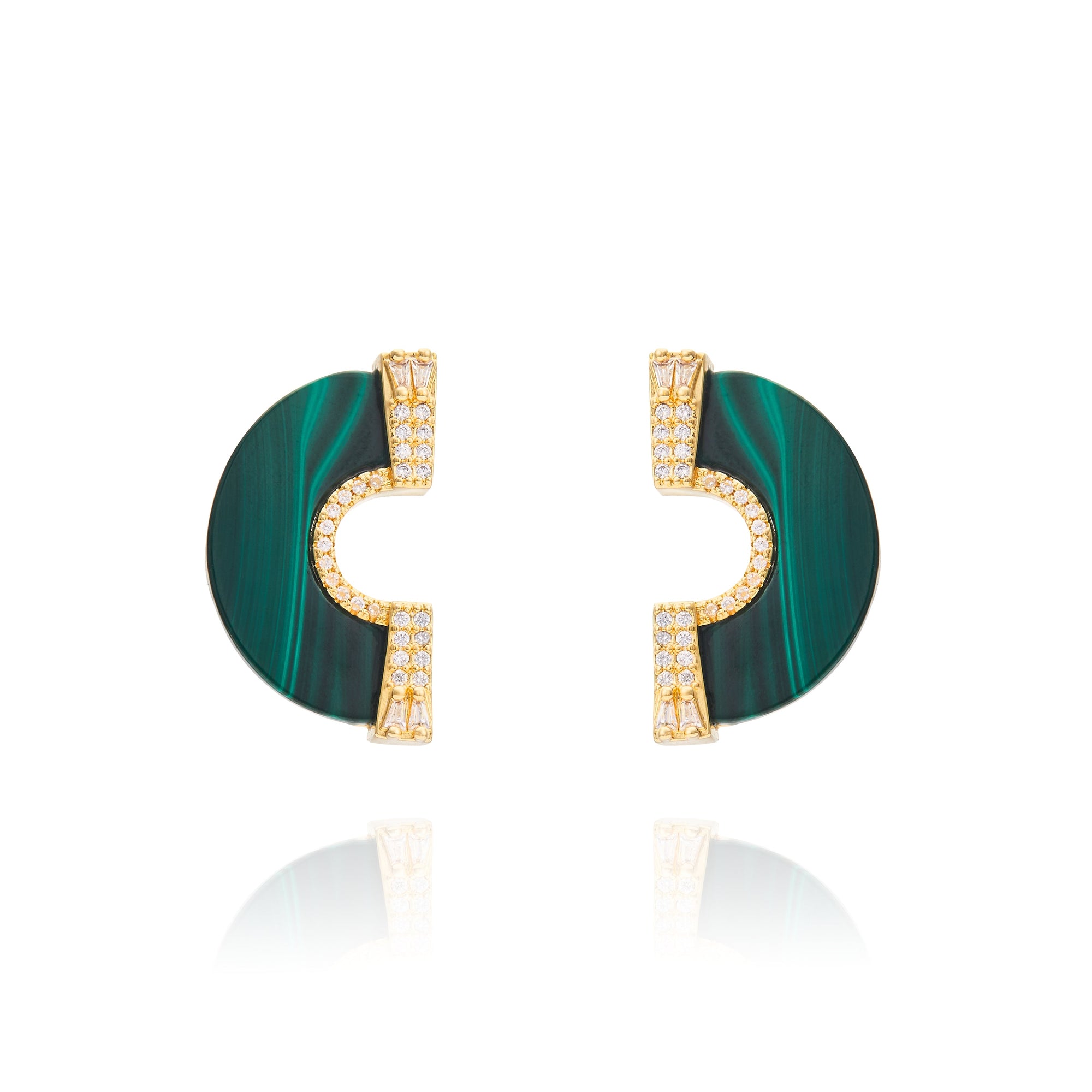 Ariel Earring Malachite