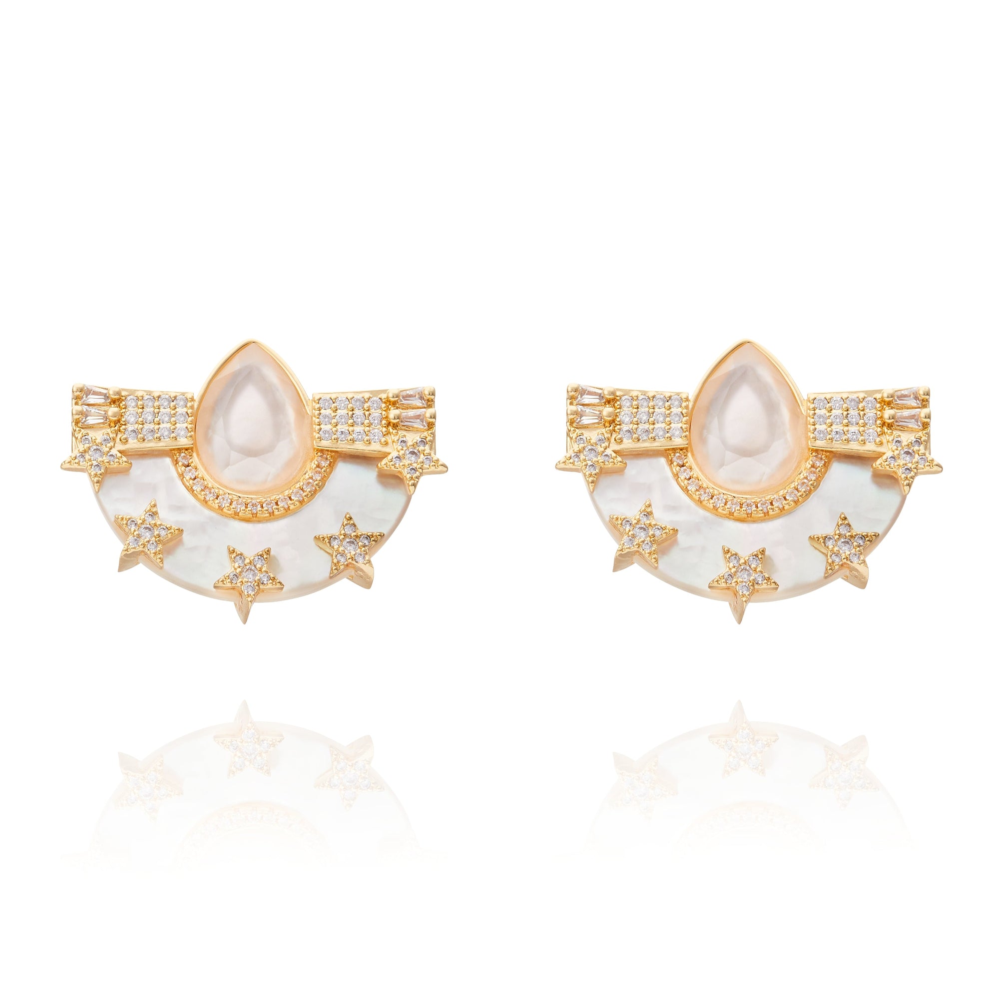 Larissa Earring White Mop