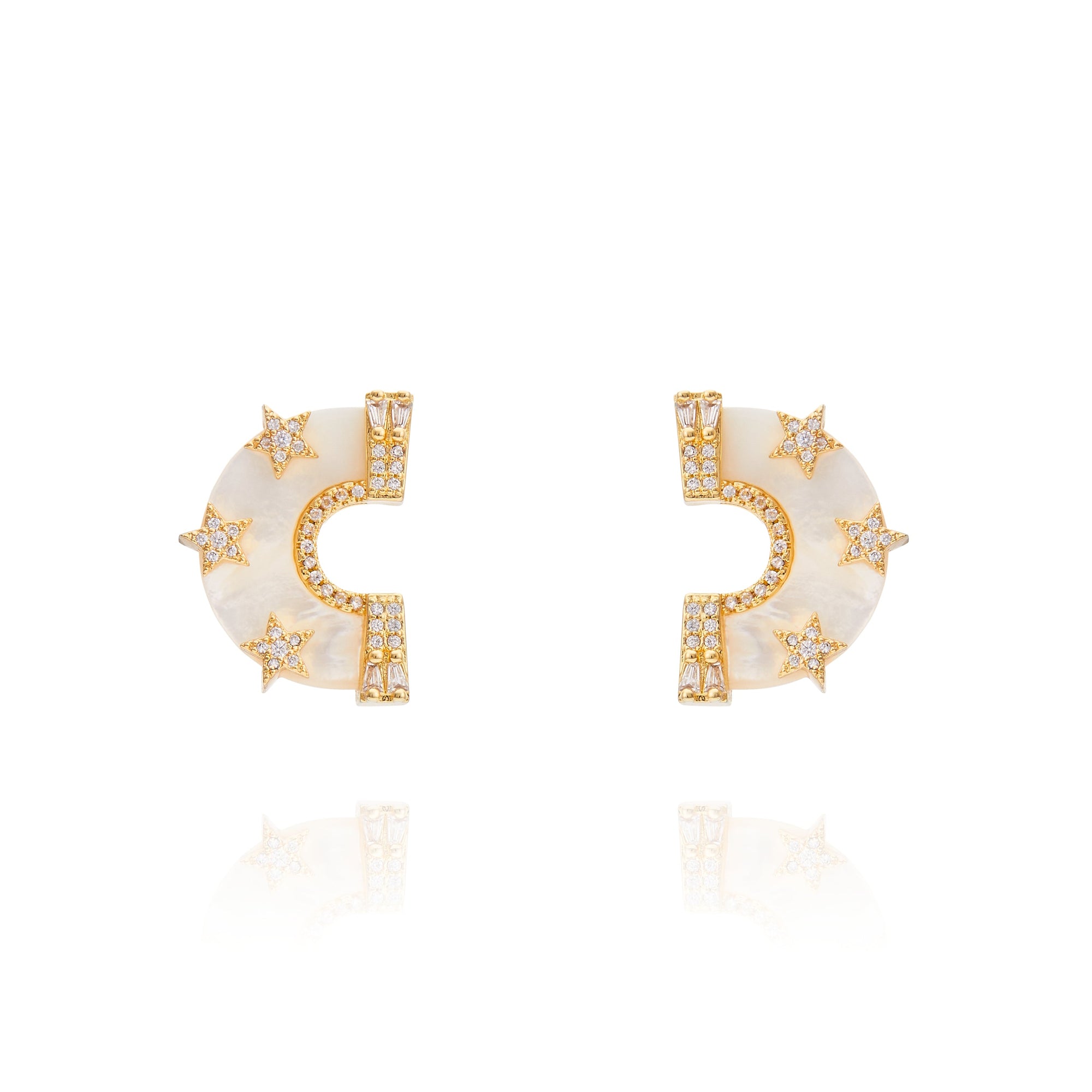 Belinda Earring White Mop