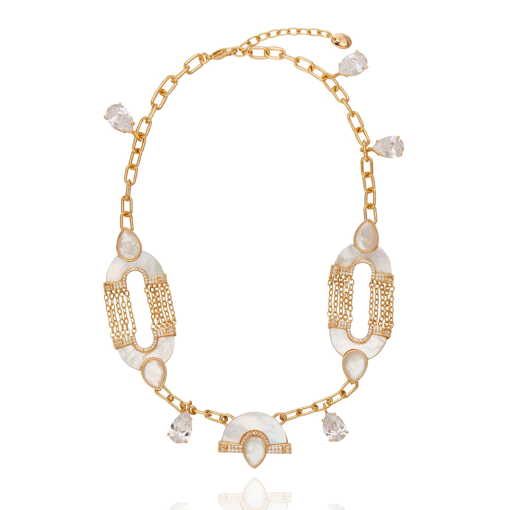 Kari Necklace White Mop