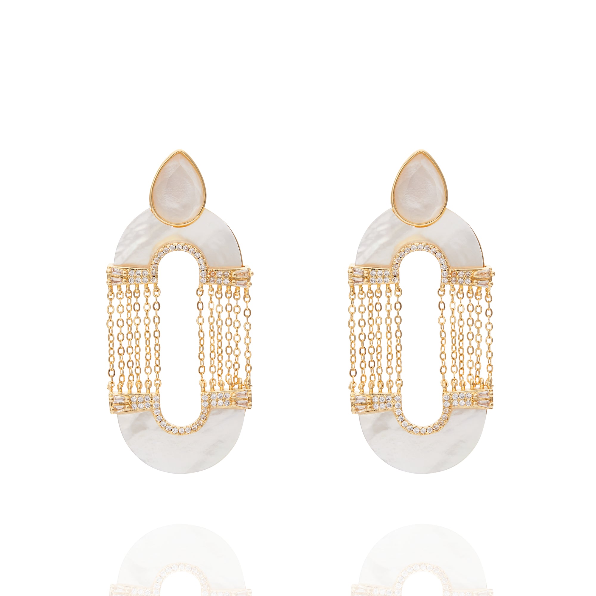 Ophelia Earring White Mop