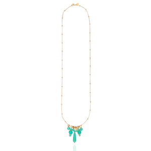 Thailand Drop Necklace - Orange