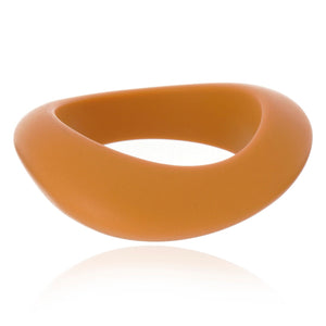 Max Wave Resin Bangle - Beige