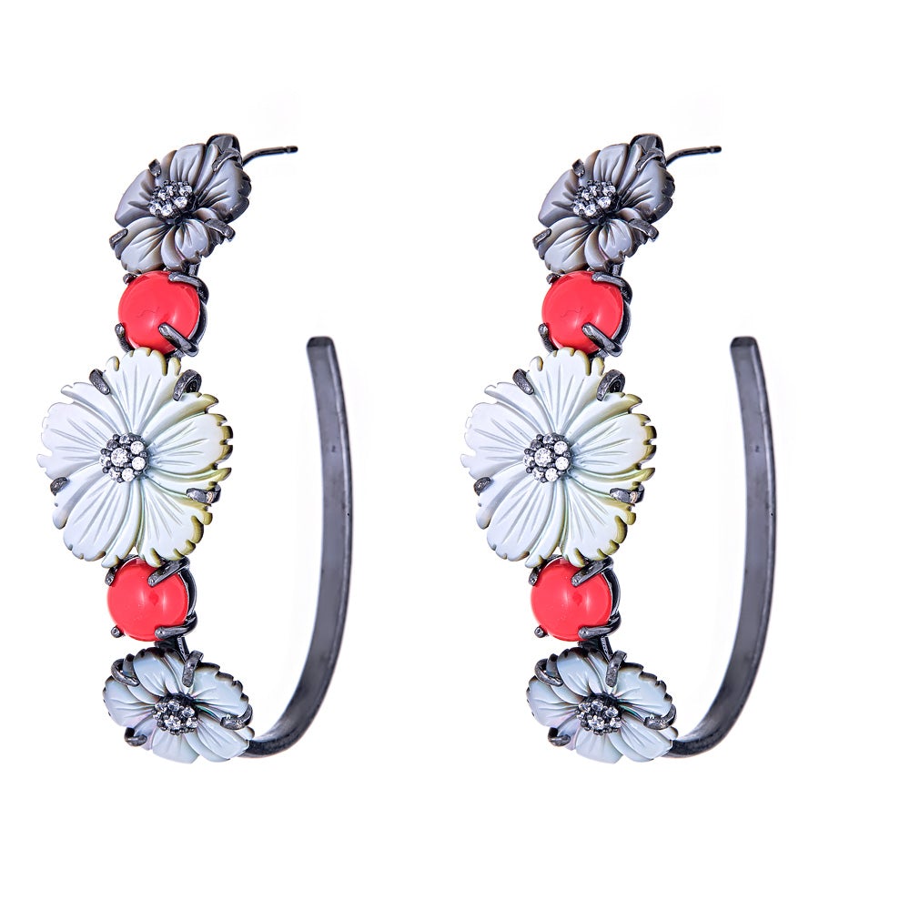 Flower Garland Earring
