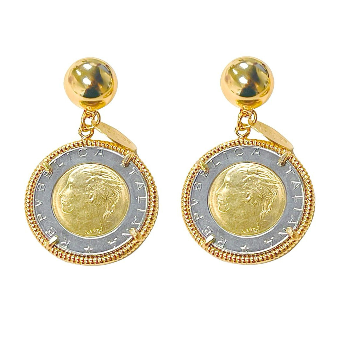 Coin Earrings/ Lakshmi Gold Earrings/ Temple Earrings/ Indian Earrings/  Antique Gold Studs / South Indian Jewelry/ Gold Tops/delicate Studs - Etsy  Hong Kong