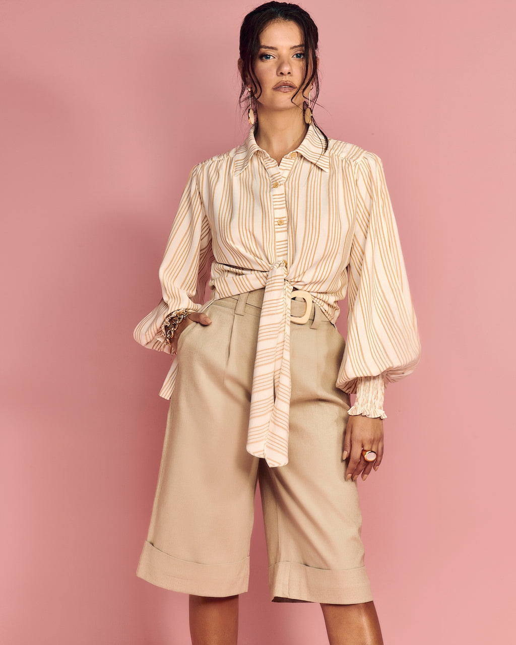 Zara rose pink culottes  Pink culottes, Outfits, Culottes outfit